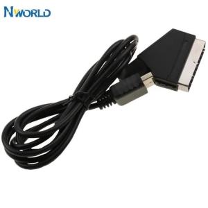 1Pcs 1.8m RGB Scart Lead Cable For Sony Playstation PS1 PS2 PS3 TV AV Lead Replacement Connection Game Cord Wire Dropshipping