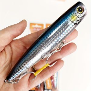 1PC Pro Popper Lure 130-160mm ABS Bền Topwater Nước Mặn Mồi Cứng Cho Cá Ngừ Khổng Lồ Cá Ngừ Lớn Trò Chơi Câu Cá Đại Dương Bãi Biển Đá