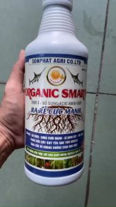 [10 Chai] Đạm cá cao cấp ORGANIC SMART 1 Lít - Kích Rễ Cực Mạnh - Phục Hồi Cây Suy - Phục Hồi Cây Suy Yếu - Rễ Phát Triển - Bung Đọt Phát Chồi - Date 2026