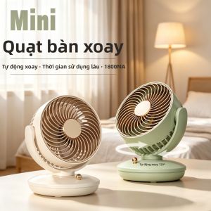 XIXIANGSUI | New Mini Oscillating USB Charging Desktop Fan