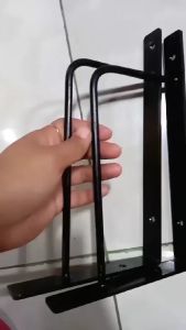 Besi Siku Ambalan Rak Dinding Penyangga Rak Dinding Bahan Kokoh