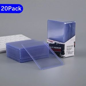 20Pcs 35PT Top Loader Card Holder Protector 3x4" Photocard Gaming Cards Outer Sleeves For Board Game Basketball Sports Card Slot