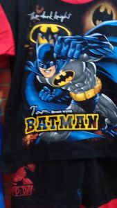 Baju Setelan Anak Laki Laki Karakter Superman Batman Umur 1-10 tahun PAUD Tk SD -BALITASHOP1323122623