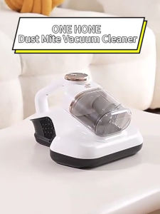 ONE HOME Dust Mite Vacuum Cleaner Bed Vacuum Cleaner for Mites with UV Light Cordless Mite Removal Powerful Mattress Sofa and Bedding Cleaner for Home Anti-Allergy Cleaning