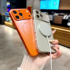 Anti-Drop Magnetic Phone Case with Camera Protection and AI Buttons Matte