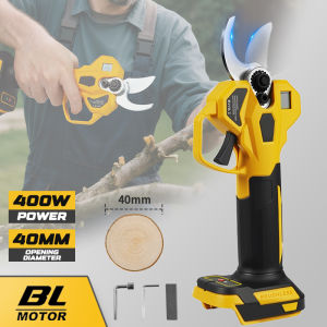 40mm Brushless Electric Pruning Shear Electric Scissors Fruit Tree Bonsai Pruning Branch Cutter For Makita 18V Battery Pin