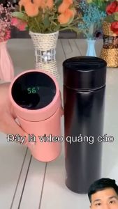 Bình Giữ Nhiệt Inox Có Cảm Biến Màn Hình LED Báo Nhiệt Độ - Dung Tích 500ml
