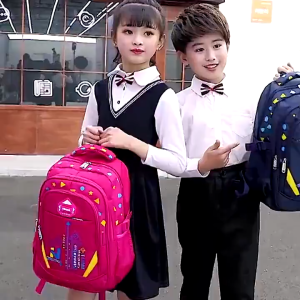 SAIYG Waterproof Lightweight Large Capacity School Backpack For Kids Boys Girls Cute Primary Student Bag