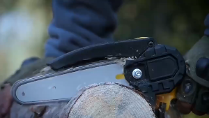 DEWALT 8 นิ้ว เลื่อยไฟฟ้าไร้สาย 359V เลื่อยโซ่ไร้สาย พร้อมระบบหล่อลื่น เลื่อย ไฟฟ้า แบตเตอรี่ลิเธียม 2 ครบชุด เลื่อยตัดกิ่งไฟฟ้า เลื่อยโซ่