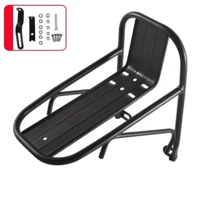 1PC Bicycle Front Rack Basket Support Mountain Bike Front Loading Rack Aluminum Alloy Front Fork Rack Bicycle Equipment
