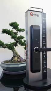 Gagang Pintu Rumah Smart Lock TUYA 5 Akses Aplikasi Bluetooth Fingerprint Password Digital MJ11S