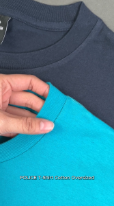 POLICE T-Shirt Cotton Oversized Pria 2079260031