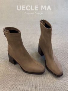 MASHUJIA | Stylish Leather Womens Boots