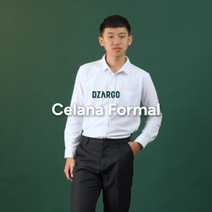 DZARGO - Celana Bahan Formal Pria Premium (formal bahan kain kerja) Celana Panjang Slim Fit Formal