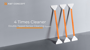 K&F CONCEPT Double-Headed Cleaning Stick Set CMOS APS-C Frame Cleaning Stick 16mm Cleaning Cloth Sticks Set