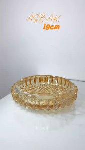 Asbak Kaca Besar Asbak Aesthetic Unik Asbak Mewah Tempat Abu Ashtray Cup Asbak Kaca Tebal Venesia