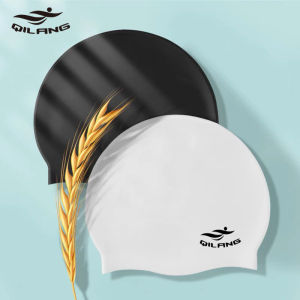 Swimming Cap Womens Waterproof Ear Protection Not-Too-Tight Professional Men Large Size Long Hair Adult and Children Silicone Custom Swimming Cap Logo