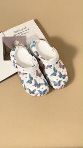 New butterfly flower Classic Clog Baotou slippers from the United States Shoes Footwear Walking Shoes Comfort for babae