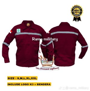 Kameja safety/kameja kerja proyek/seragam kerja safety