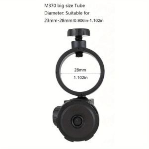 18-28mm 360 Degree Angle Adjust Tactical Light Helmet Lamp Clamp Flashlight Clip Outdoor Hiking Work Hunting Rescue Holder Mount