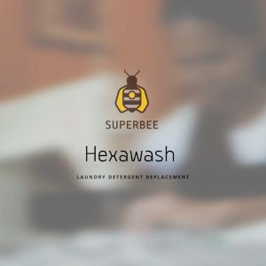 SuperBee - Hexawash ถุงซักผ้าแมกนีเซียม แทนน้ำยาซักผ้า ใช้ซ้ำได้ 300 ครั้ง ไร้สารเคมี ปลอดภัยต่อเด็กและผู้ที่ผิวแพ้ง่าย
