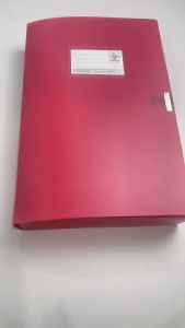 Long Document Box Long File Box Long Folder Organizer Bond Paper Red File Case Organizer File Case Foldable Long 23.5X35.5X5.5/7.5cm
