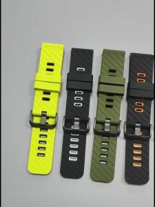 22mm Two-Tone Silicone Strap for Amazfit Active Max 48mm/GTR 47mm/GTR2/2e/3 Pro/GTR4 Bracelet for Amazfit Balance 2/bip 6 5 Band