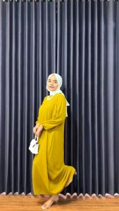 Gamis dress cringkle airflow TERLARIS...!!!!!! busui friendly