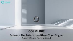 COLMI R02 Smart Ring Military Grade Titanium Steel Shell Health Monitoring IP68 & 3ATM Waterproof Multi-sport Modes