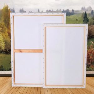 Toan vẽ tranh khung sơn dầu toan canvas trắng căng sẵn nhiều size-HAUSE