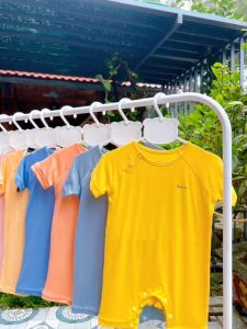 Bộ body cộc tay cài chéo BENTY cao cấp an toàn cho làn da bé body cho bé từ sơ sinh đến 18 tháng