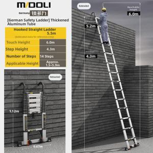 BONINGYU | Extendable Foldable Multi-functional Ladder