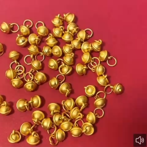 AKSESORIS DIY GELANG LONCENG CROME EMAS SUPER MINI UKURAN 6MM/0.7CM PADAT TIDAK BUNYI