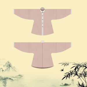 Traditional Chinese Hanfu Paper Pattern Drafting Vertical Collar Bow Bag Sleeve Womens Ancient Costume Clothing Cutting Template