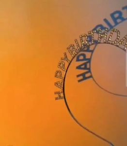 Happy Birthday Headband Girl Birthday Headband