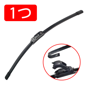 1 Case Automobile Windshield Wiper Blade J/U General Purpose Soft Rubber Four Seasons Boneless Automobile Wiper Blade Soft Rubbe