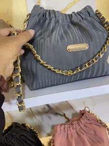 Terlaris !!! Tas wanita korean style terbaru 2025 tas bahu kerut terbaru bahan nilon