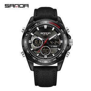 SANDA Luxury Chronograph Men Watch Top Brand Sport Waterproof Fashion Business Military Wristwatch Relogio Masculino