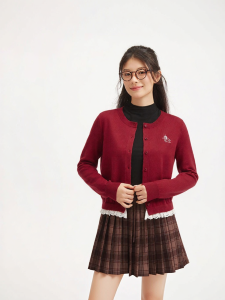 Hotwind | Red Flying Horse Knitted Top