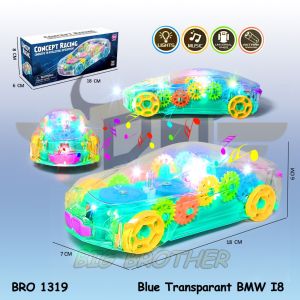 Murah BMW Mobil Mobilan Gear Transparan Lampu Suara Musik Mainan Anak Laki Laki Besar Jumbo