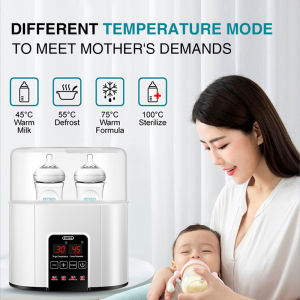 Dr.Isla N20 Multifunctional Milk Bottle Warmer Bottle Sterilizer Heater Steam Sterilizer High Capacity Food Warmer Electric Steam Sterilizer Milk Powder Warmer Bottle Warmer Sterilizer