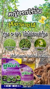 ฟูมิย่า ขนาด 100 กรัม ฟลูมิออกซาซิน (flumioxozin) 50% WP คุมการงอกของวัชพืชทั้งประเภทใบแคบและใบกว้าง