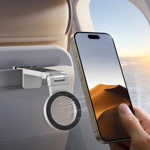 Universal Magnetic Phone Holder Travel Essentials Flexible Rotation Hands-Free Airplane Phone Mount for IPhone16 Pro Max Series