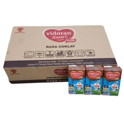 Vidoran Xmart Milk 110ml - Rasa Coklat (1 dus/40 pcs)