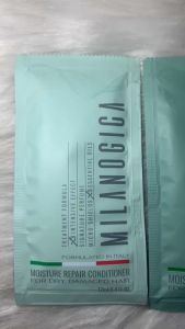 Dầu gội & xả hương nước hoa Milanogica gói 12ml phục hồi hư tổn giảm gàu sạch ngứa (1 dây 12 gói)
