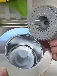 FF Filter Universal Anti Tersumbat untuk Dapur/Tipe Tekan/Pembuangan Wastafel/Anti Serangga/Anti Bau