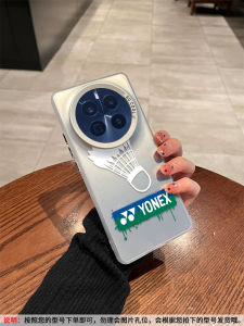 Realme True Me GT8 pro Phone Case GT7 Simple Badminton Surrounding Color Silver Laser Engraving Silicone Protective Cover for Men And Women