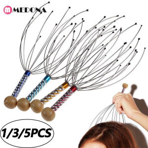 [Medona] 1/3/5 PCS Head Relax Massager Octopus Claw Pain Relief Massager Stress Release Scalp Relax Tool Random Color