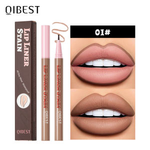 QIBEST Matte Liquid Lipliner Pencil Waterproof Plumping Stain Lipstick Natural Lip Liner Outline Lips Contour Pen Cosmetics