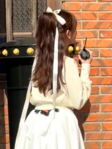 Large Butterfly Knot Hair Accessories with Long Sash High Ponytail 3D Top Clip Superb Fashionable Hair Decorations